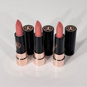 Anastasia Beverly Hills Lipstick Set — Nude, Cool Pink, light mauve